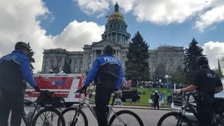 I took this photo from the March for Science Denver