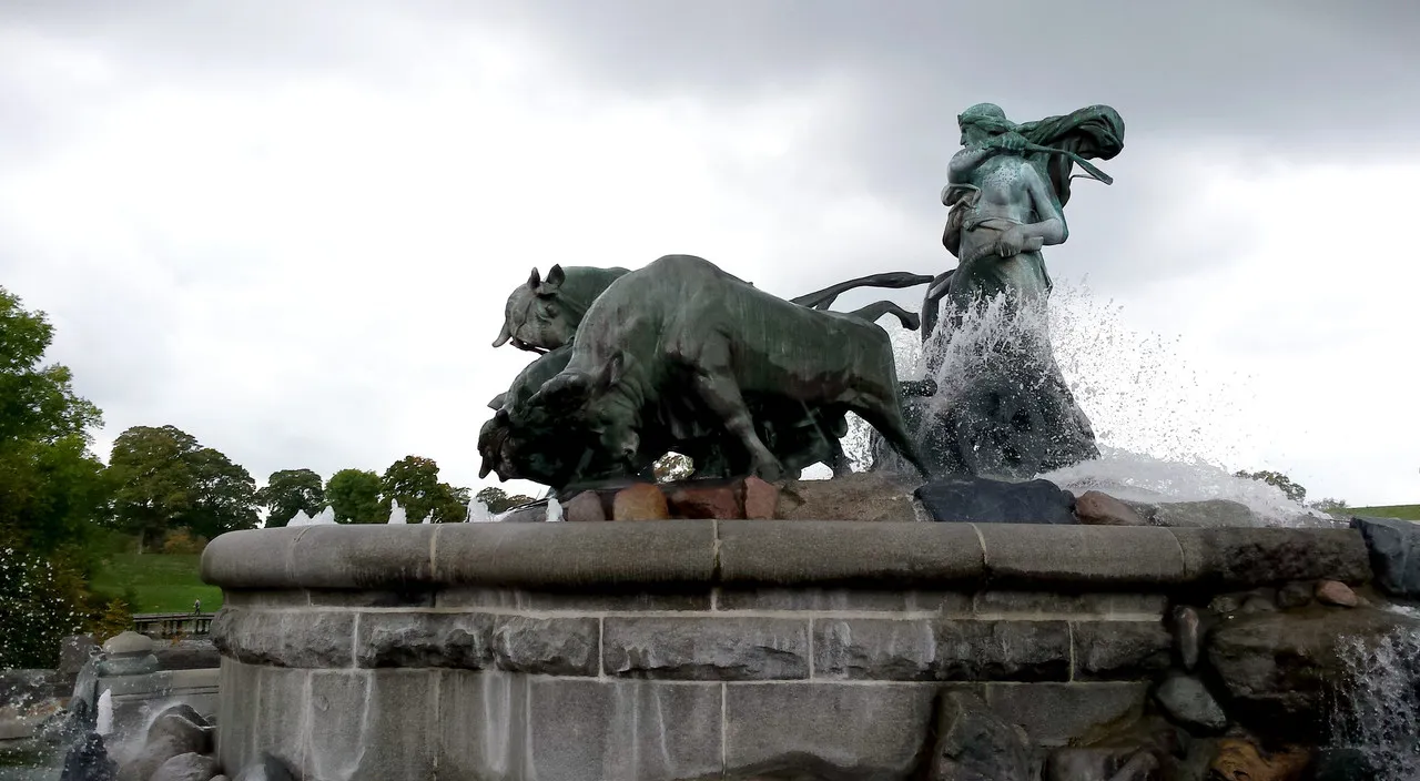 The Gefion fountain