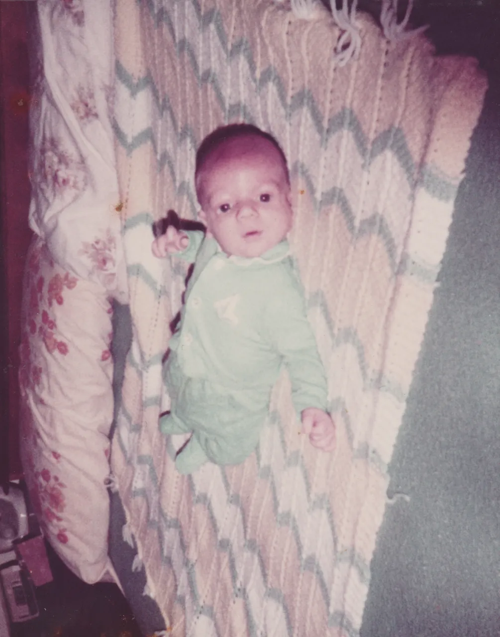 1982 apx - Baby Rick - Blue 6 on blanket looking.jpg