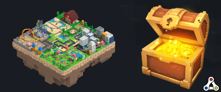 The Sandbox money chest header