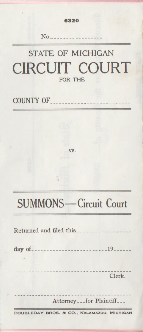 1978-02-10 - Friday - Don Arnold, Janet Arnold - Michigan Circuit Court, marriage, possibly a divorce, affidavit of service-4.png