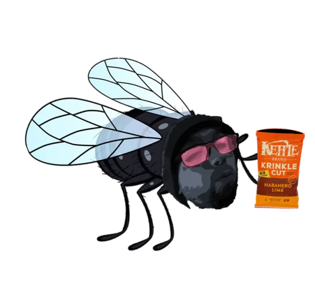 Roy Merrick Memes World Productions MWP Oatmeal Joey Arnold, JOEY THE FLY chips black, 2022-09-29 - Thursday unknown.pngunknown.png
