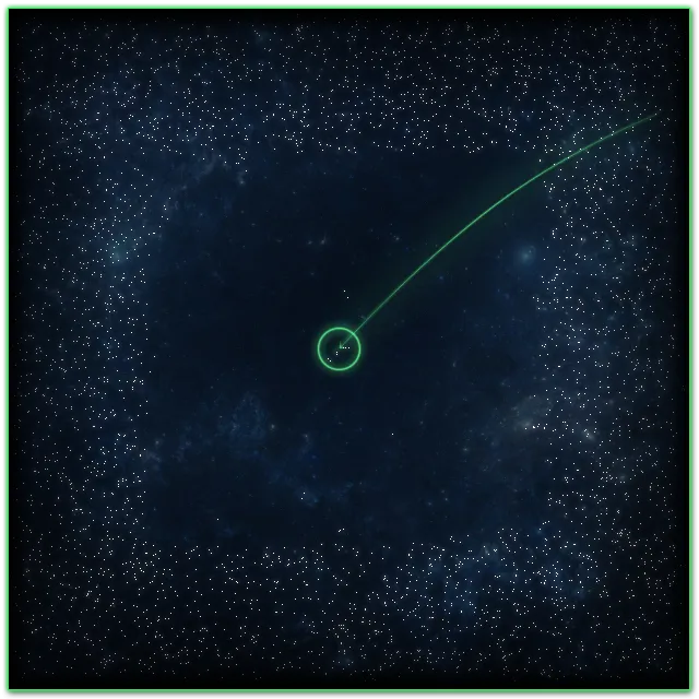 deep space exploration flight path