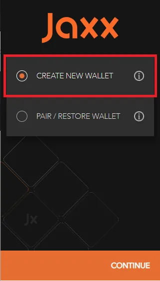 jaxx-create-new-wallet