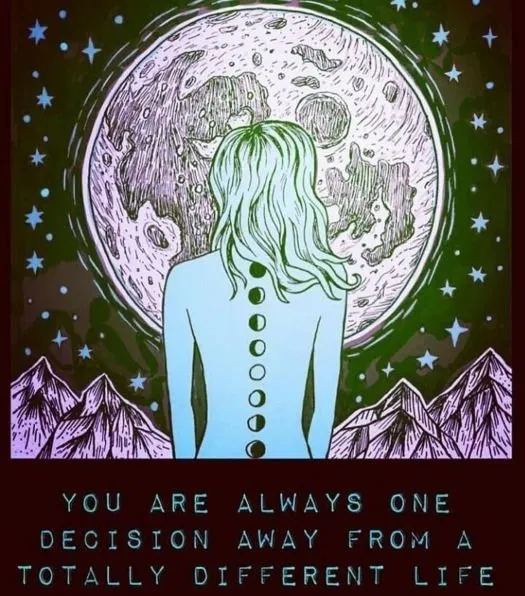 The phases of the moon are guide stones for the steps on your journey