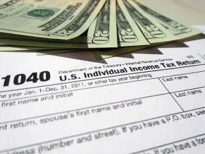 IRS 1040 form