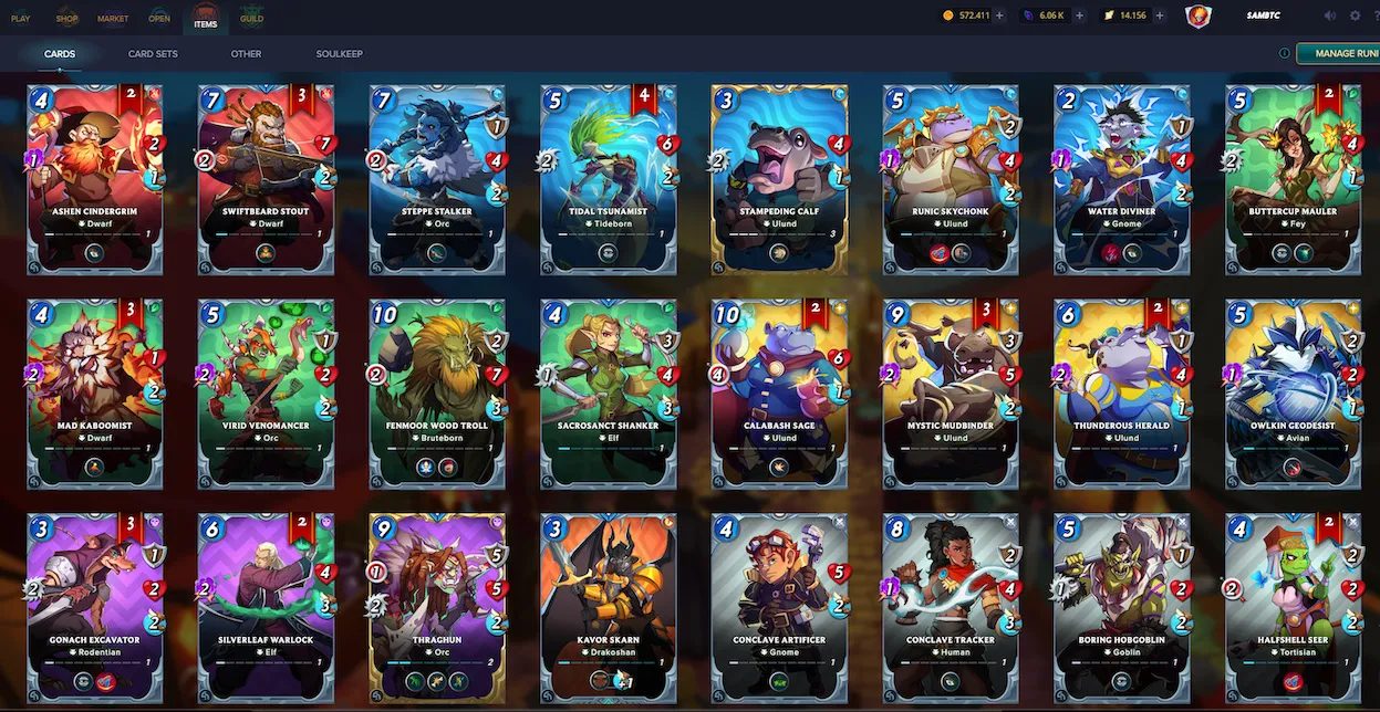 8 Arcana packs opened.png