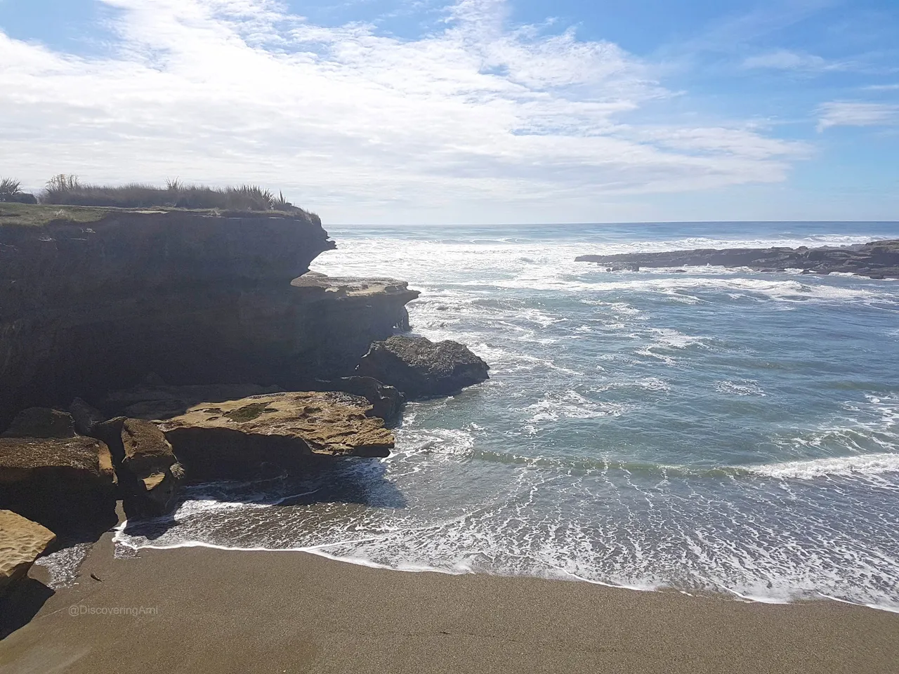 We had the beach all to ourselves