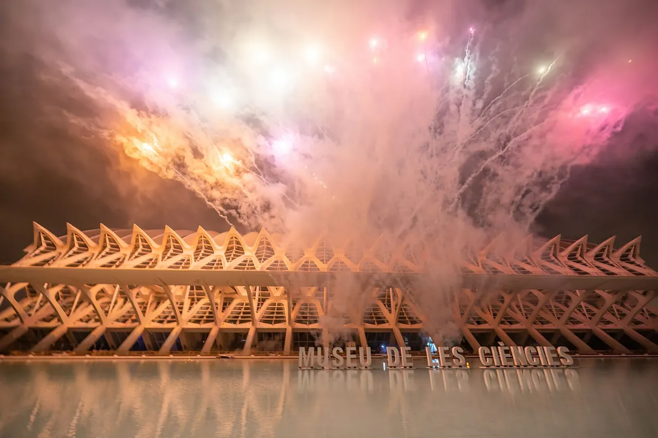 Fireworks for the Opening Ceremony of the Ninot Exhibition for Fallas 2022