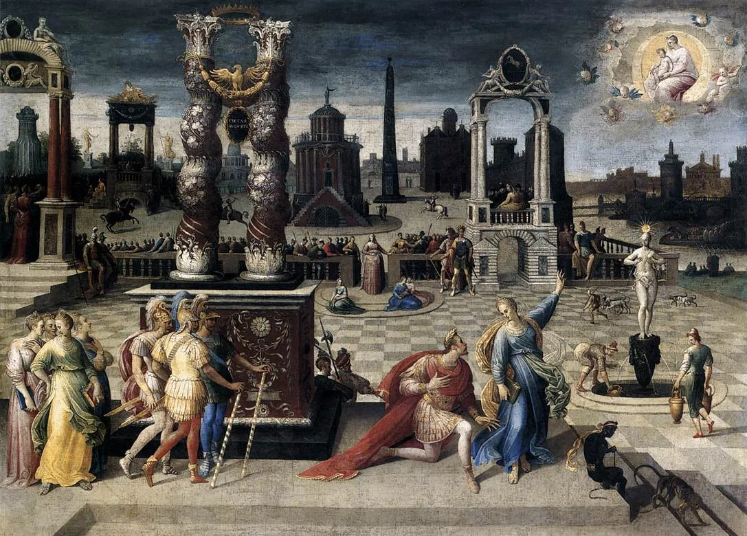 Augustus and the Sibyl, by Antoine Caron