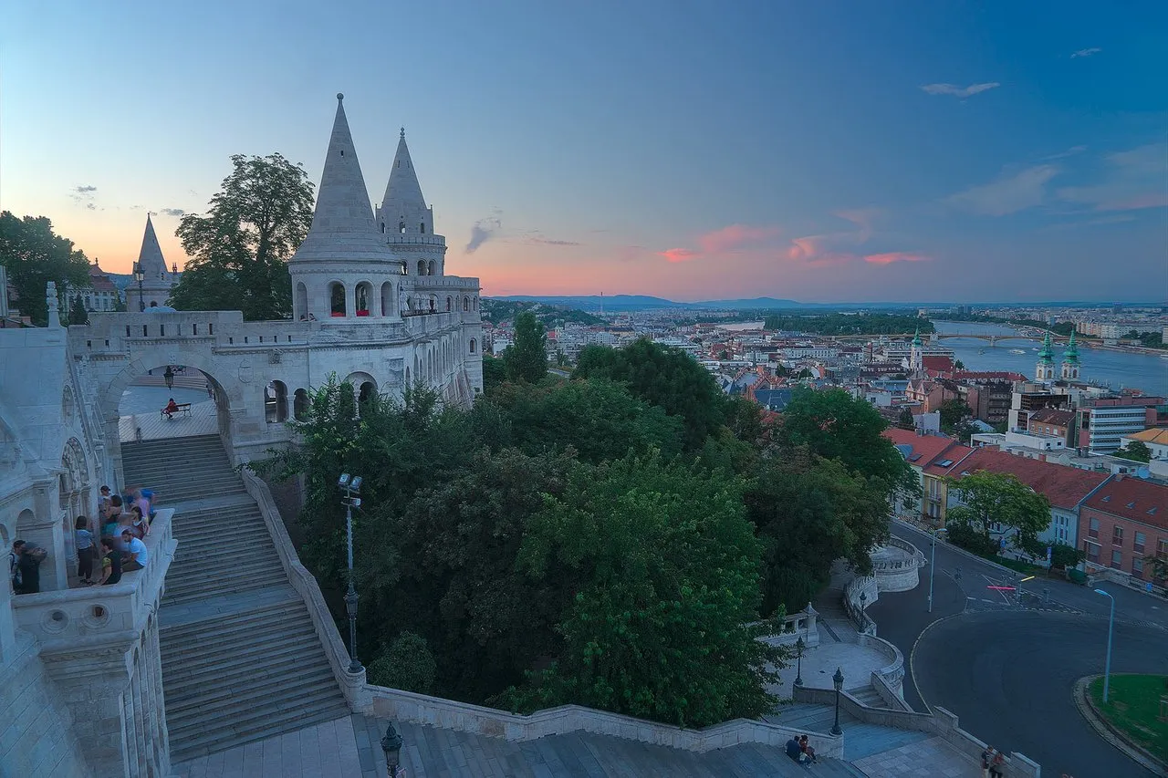 Fisherman's Bastion in Budapest, Hungary