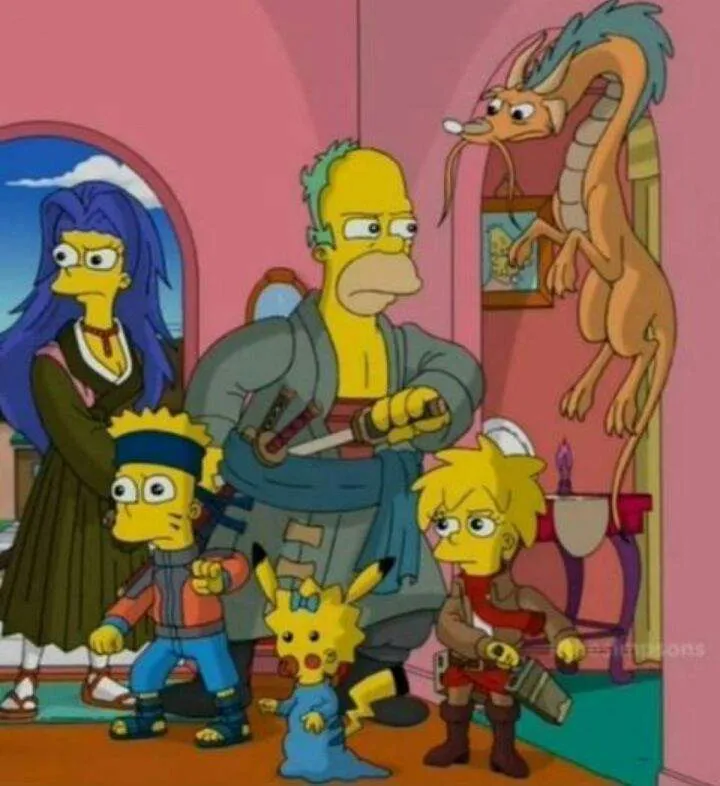 En un especial de halloween de los simpson, hace una pequeña referencia de la serie..jpg