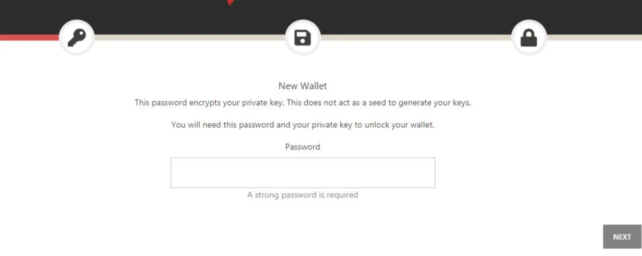 Create a Wallet