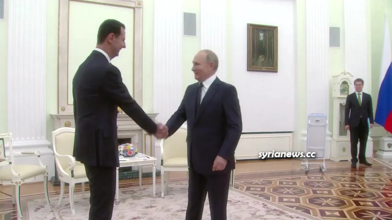 President Bashar Assad meets President Vladimir Putin in Moscow.jpg