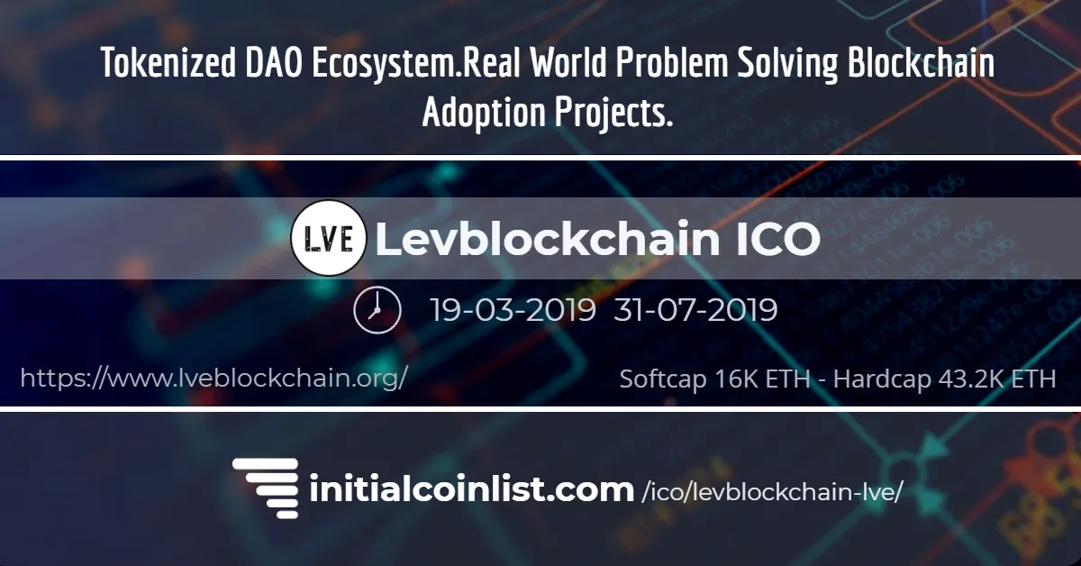 LevBlockchain ICO LVE Token.png