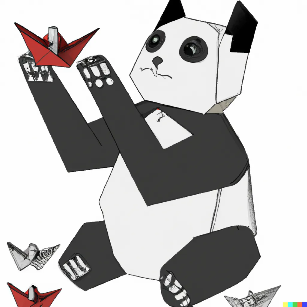 DALL·E 2022-11-11 10.50.53 - panda folds an origami crane in japan and rejoices.png