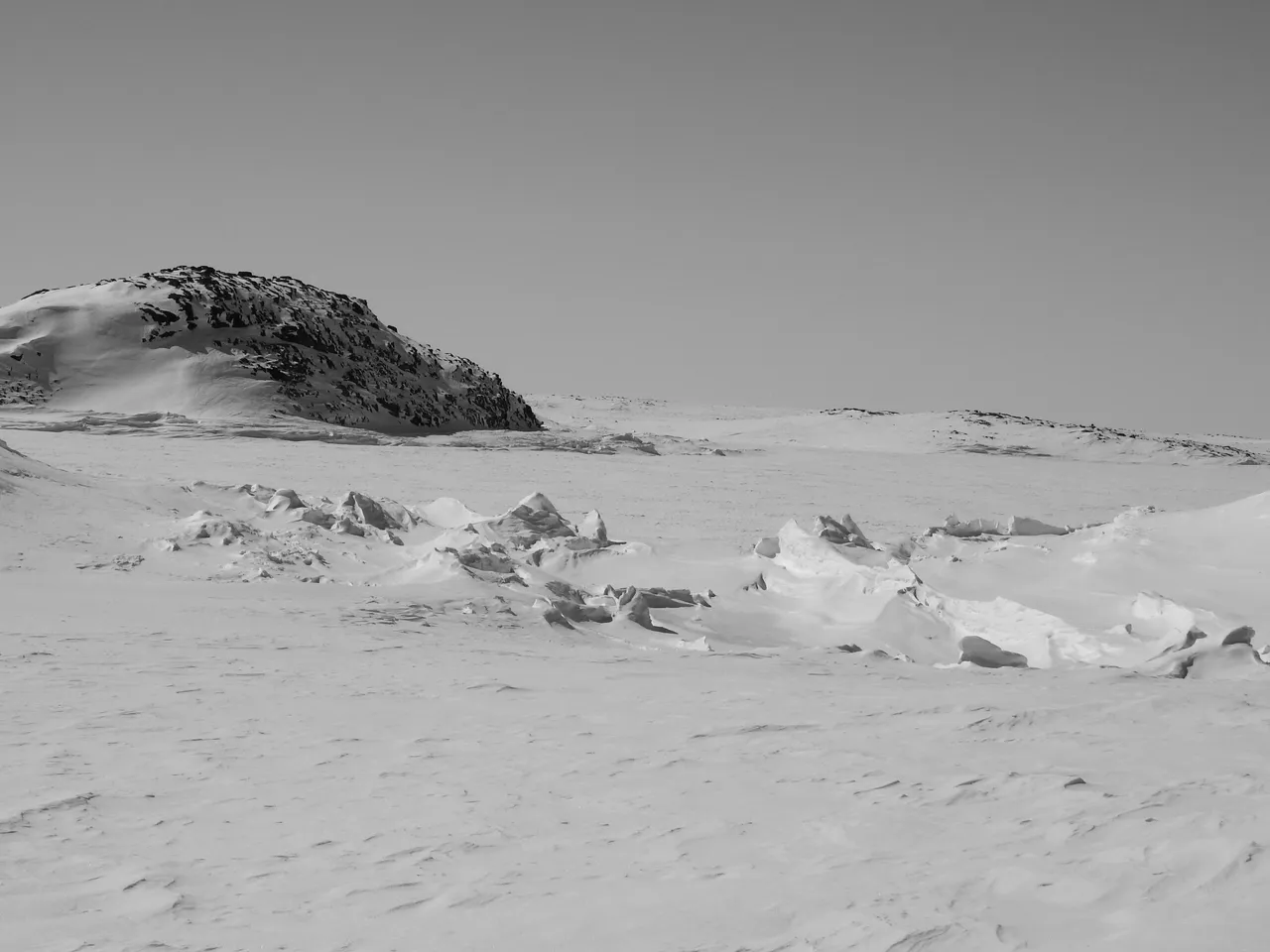 Broken sea ice in a Glednubrian bay (Taken north of Igloolik, Nunavut)