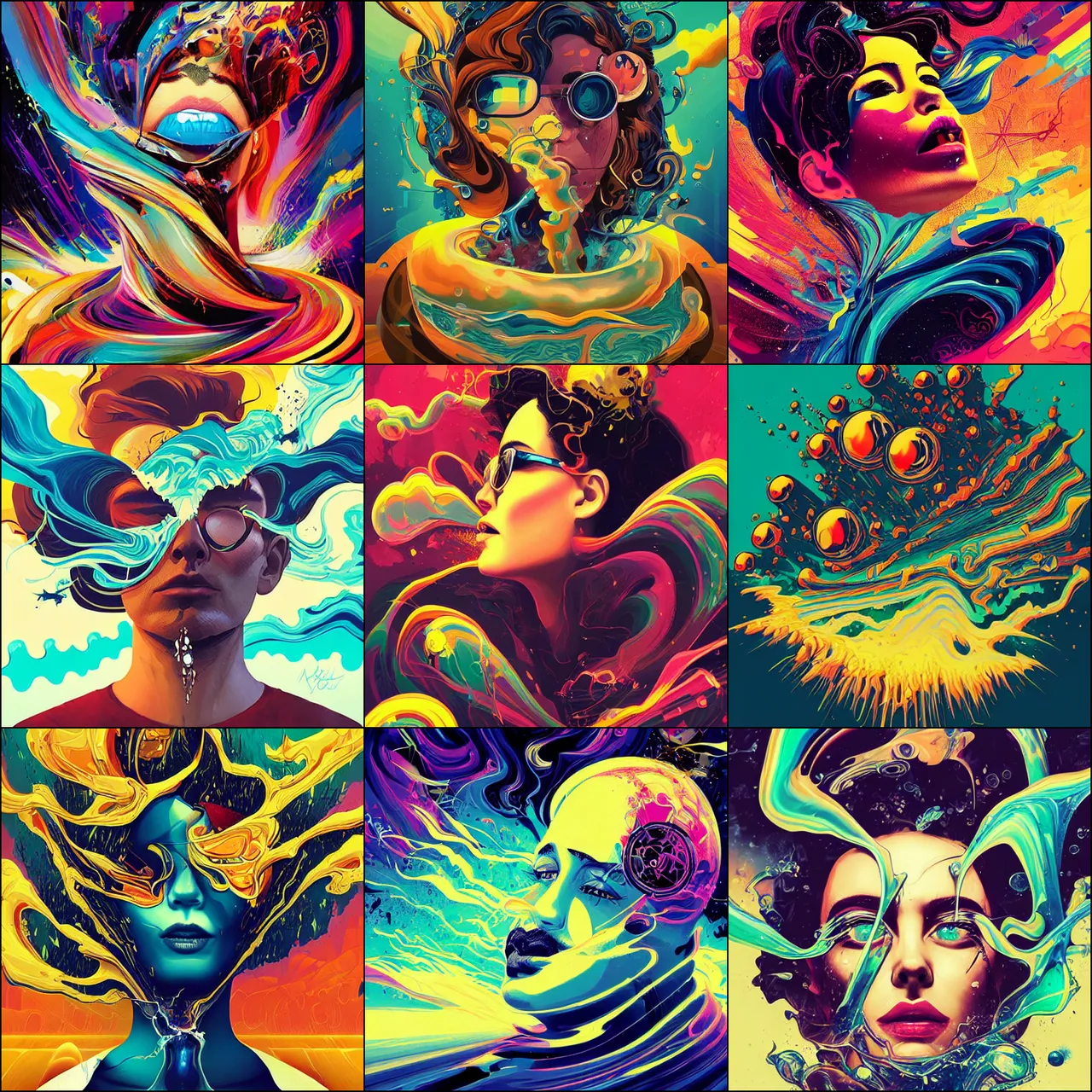 Delirium  chaotic storm of liquid smoke  stylized beauty portrait  by petros afshar  ross tran  tom whalen  peter mohrbacher  artgerm 3235707055.png