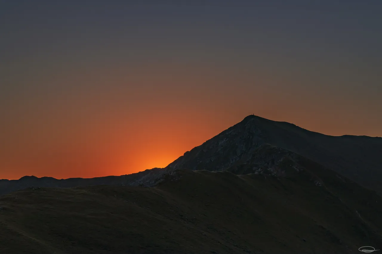 Before Sunrise in the Nock Mountains (Nockberge) - Johann Piber