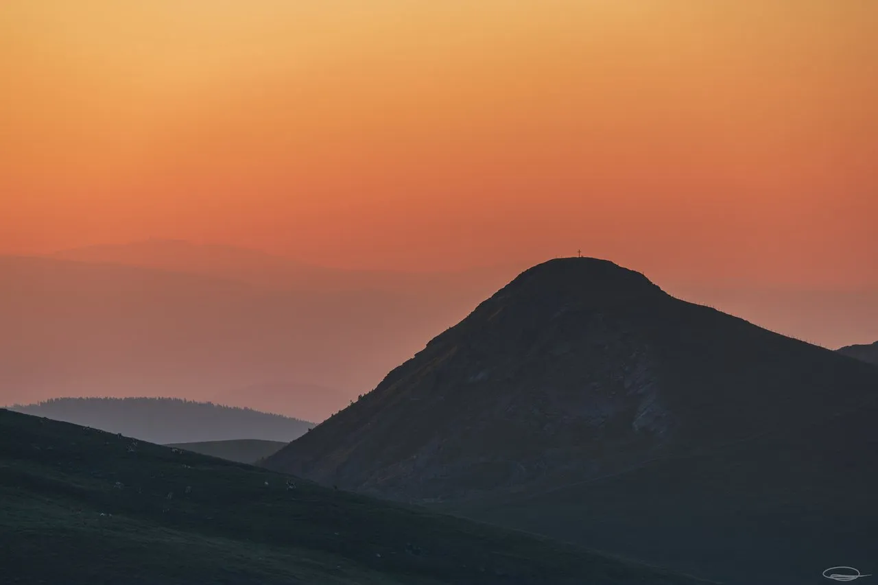 Before Sunrise in the Nock Mountains (Nockberge) - Johann Piber