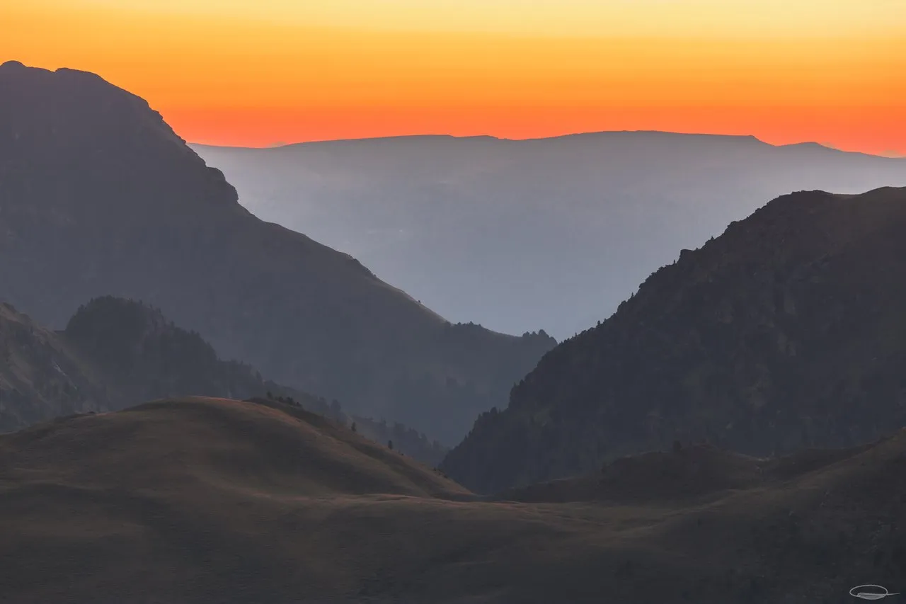 Before Sunrise in the Nock Mountains (Nockberge) - Johann Piber