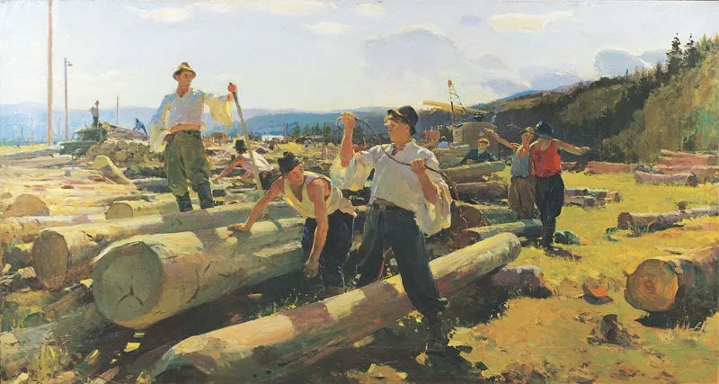 Lumberjacks. Photo Source - zakarpat.brovdi.art