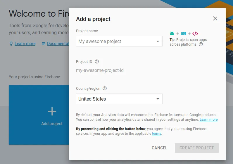 Creating Project