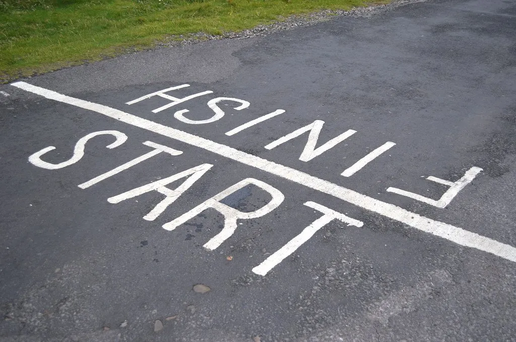 start and finish is same