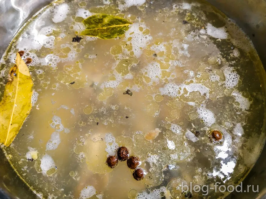 Fish soup from canned food