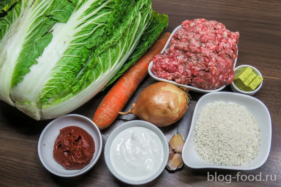 Stuffed cabbage from Chinese cabbage