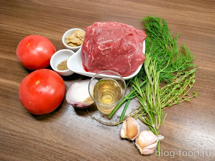 Roast beef with homemade salsa