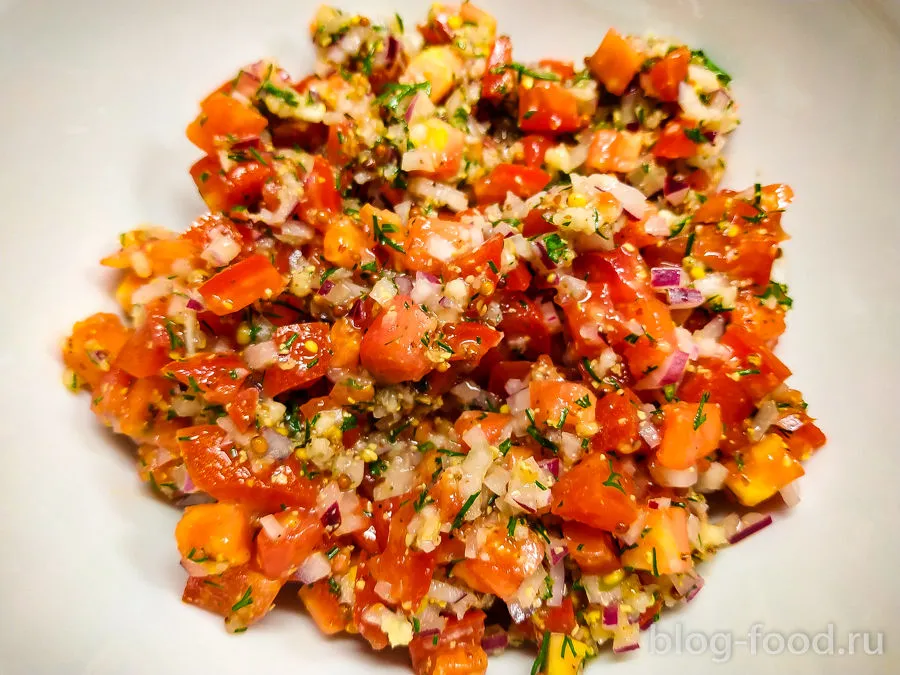Roast beef with homemade salsa