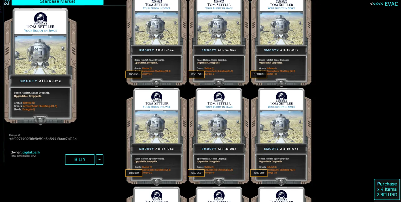 Mass Transactions allow to purchase, sell, or transfer many cards at once.