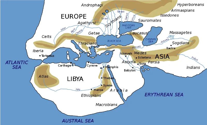 Aethiopia as depicted by Greco-Romans