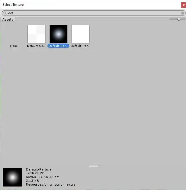 Default Particle