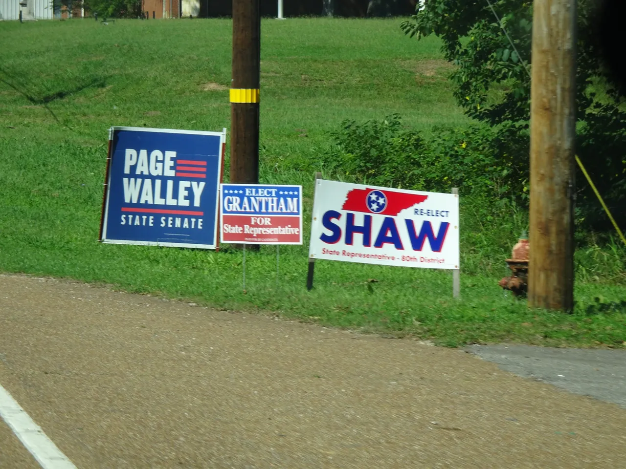 More signs for lower elections