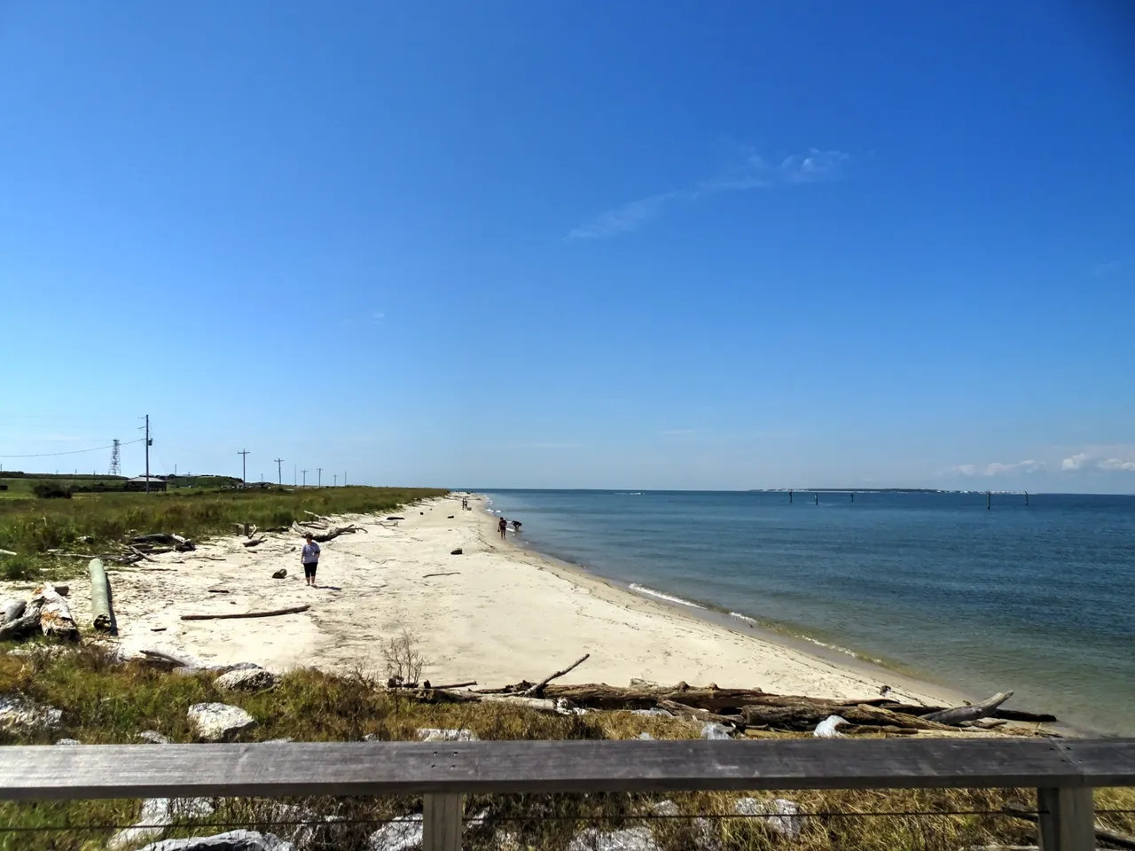 The beach near the Fort