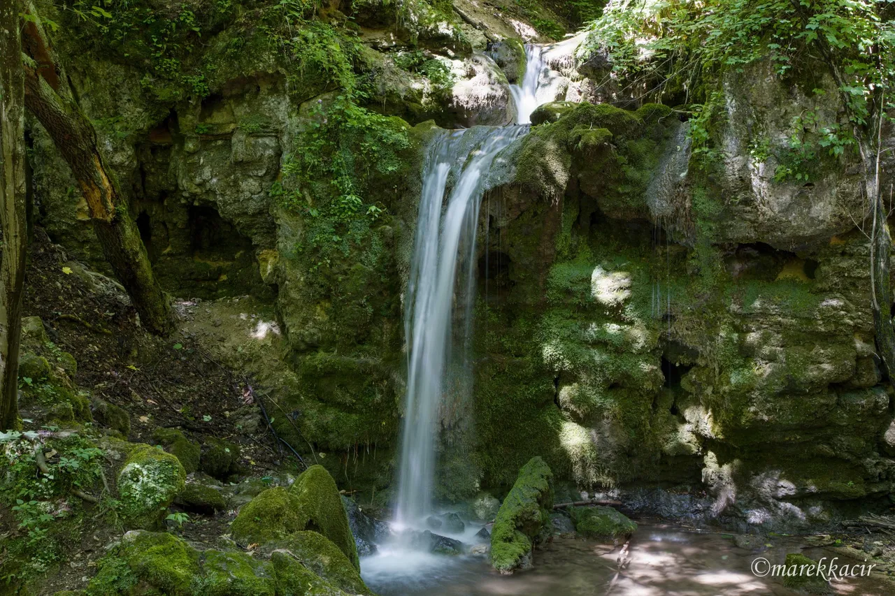 Middle Hájsky waterfall