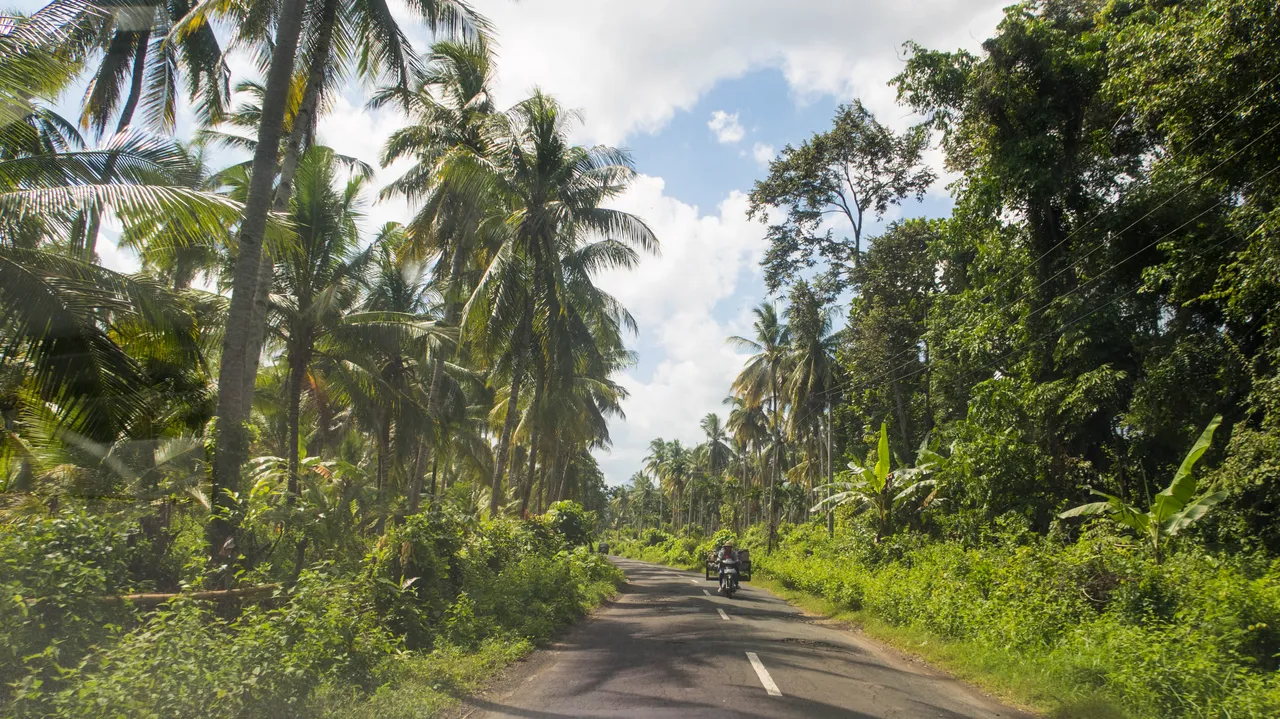 The road to Palasari Dam was quite scenic.