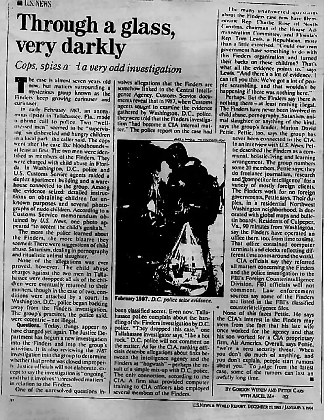 Article on the Finders