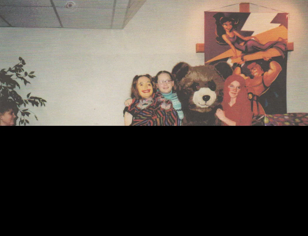 2000s - Crystal as the bear at a TVC Salvation Army Christmas Play.png