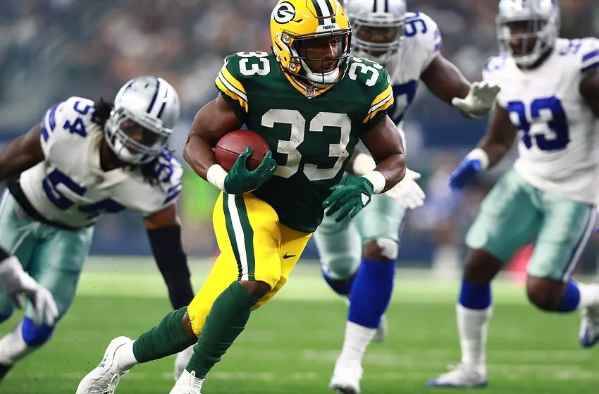 Image result for aaron jones packers