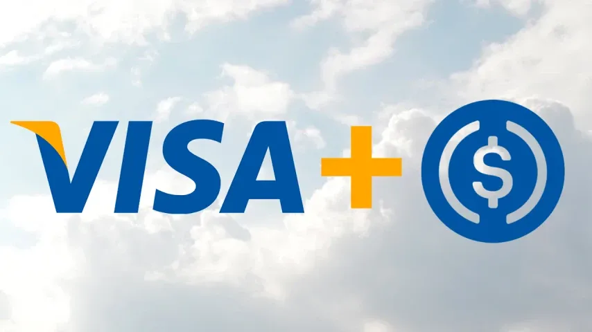 Visa accepts usdc