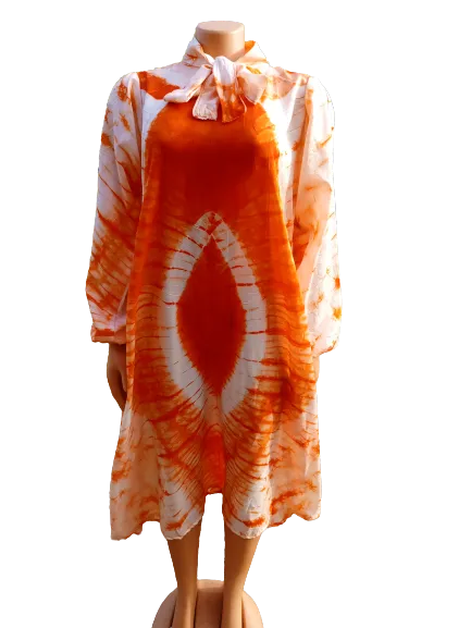 The full view of the dress.