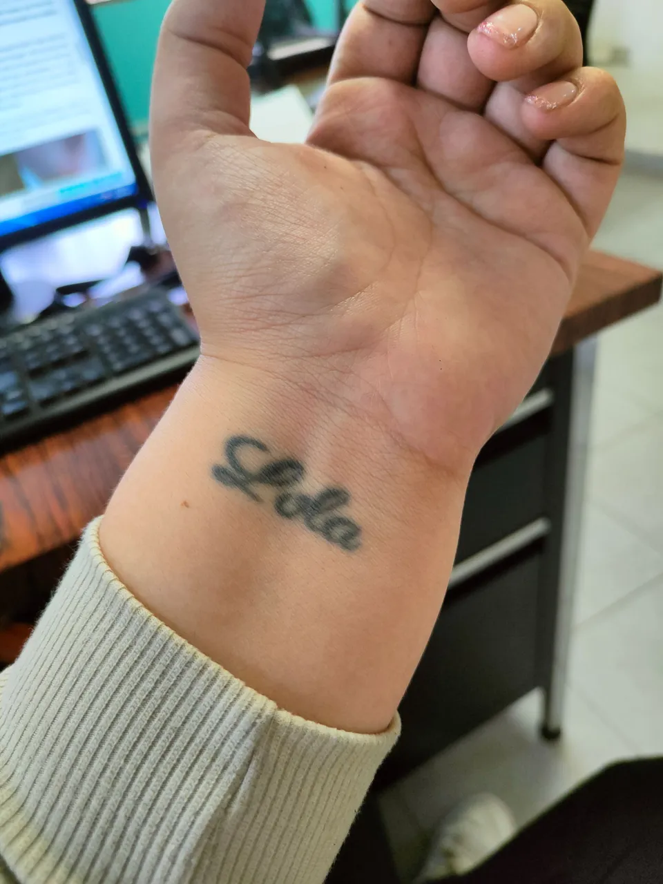 My tattoo today