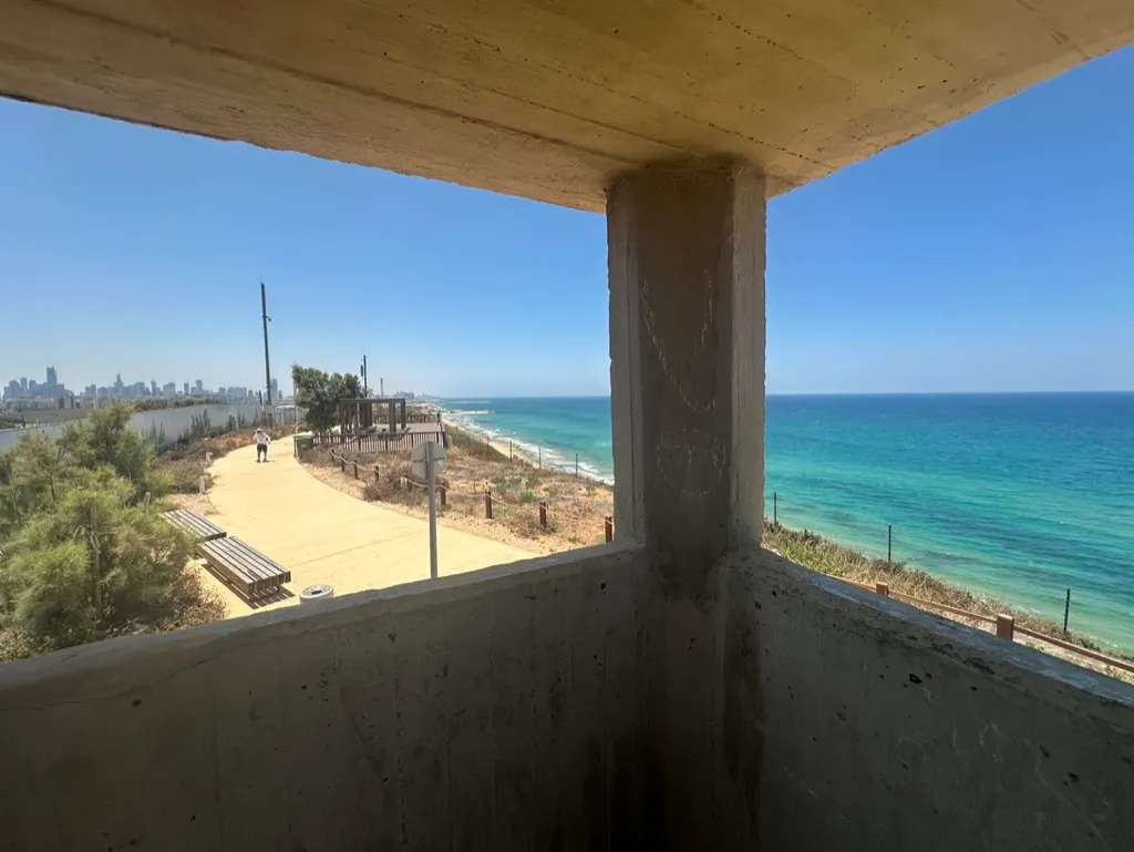 Looking toward Tel Aviv