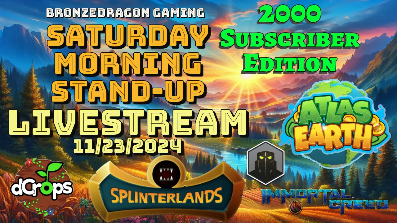 Splinterlands, Atlas Earth Live Stream 2000 Subscriber Edition!.png