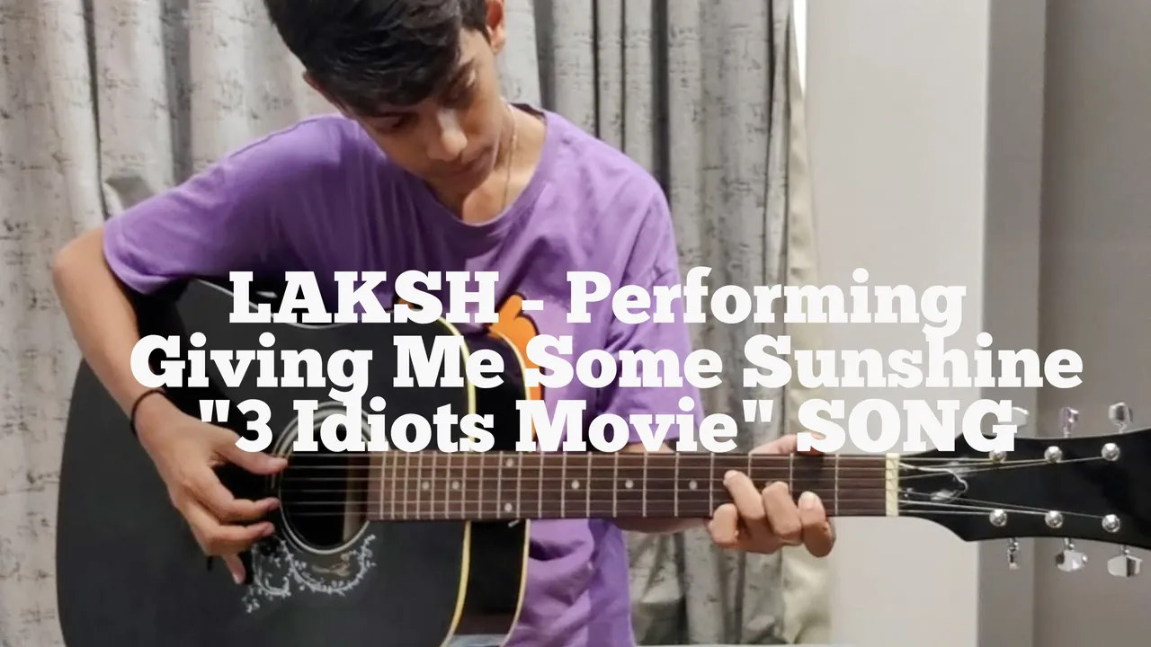 LAKSH - Performing Giving Me Some Sunshine 3 Idiots Movie SONG.png