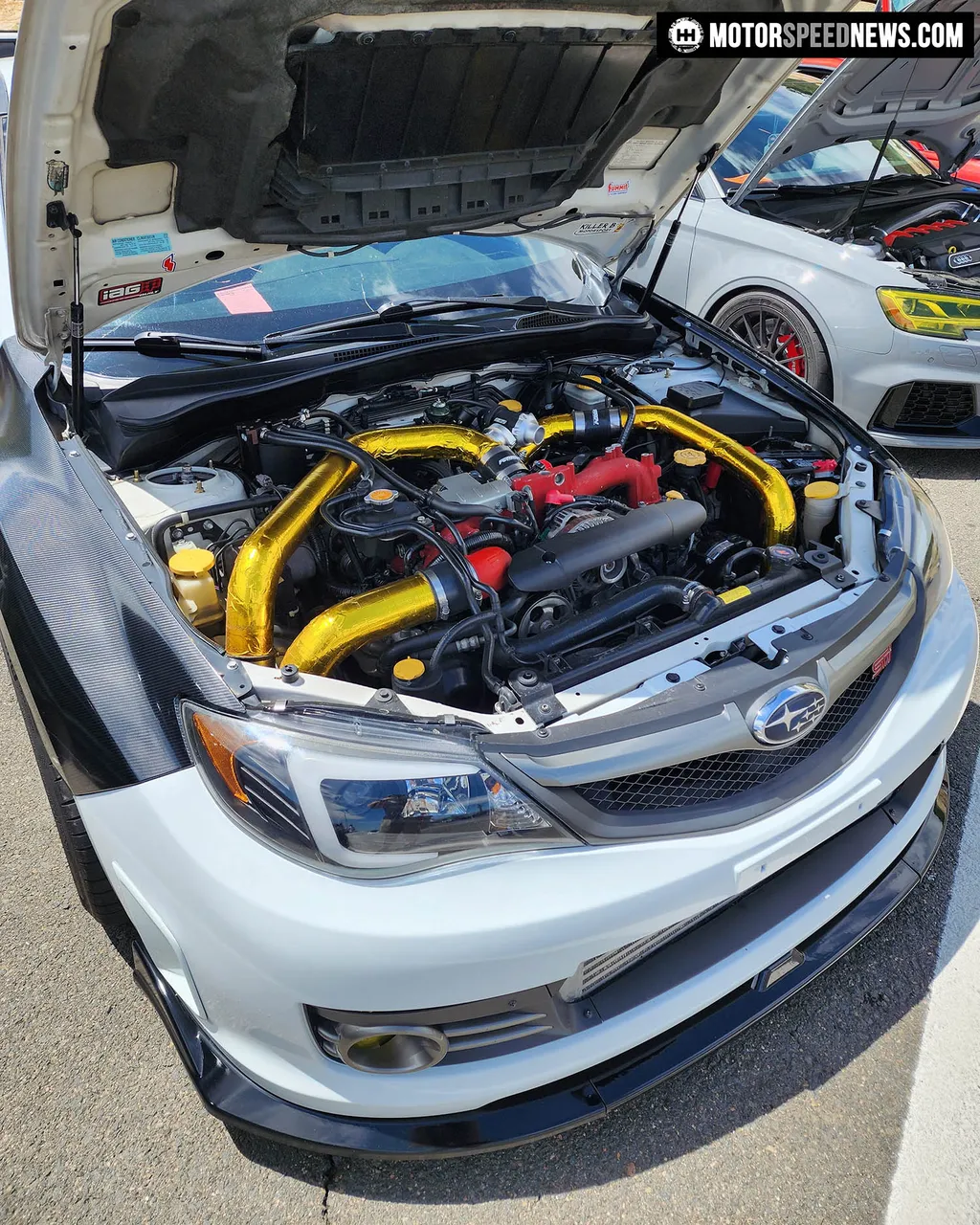 White GR STI -  Tuner Mayhem 2023 - Bandimere - Motor Speed News - 1.jpg