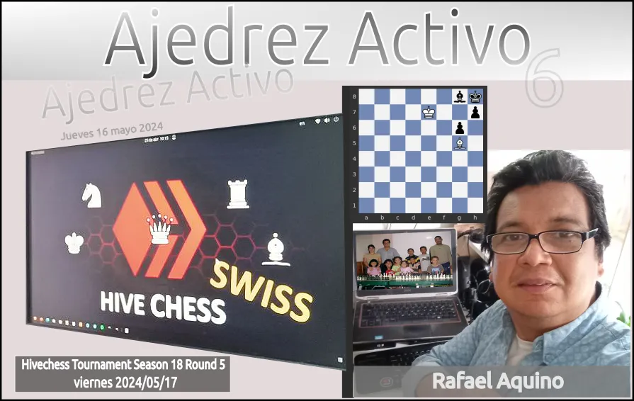 Ajedrez Activo N06. Round 5 of the Hivechess Tournament S18 más todo lo relacionado con el juego ciencia